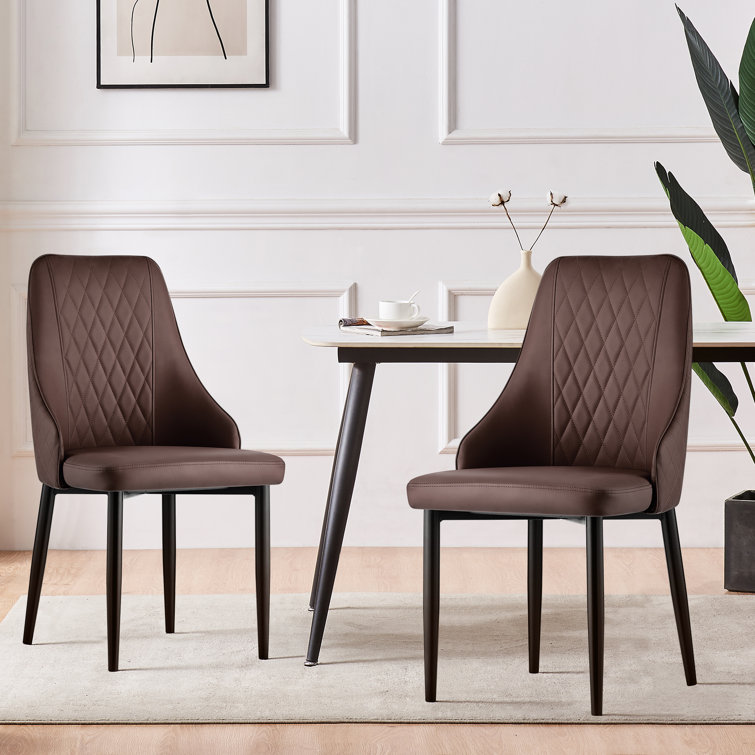 Diamond stitch dining discount chair